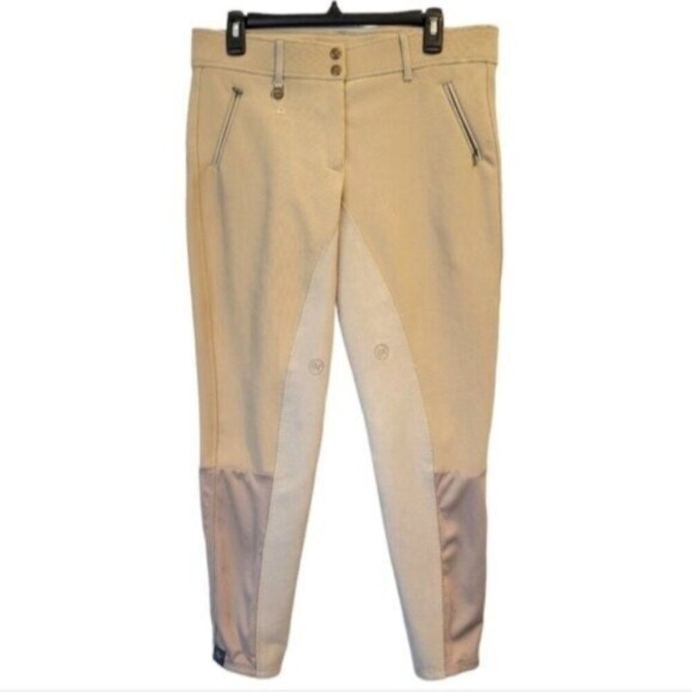 Ovation | Womens Equestrian Riding Full Seat Pants Tan Size 34 Waist